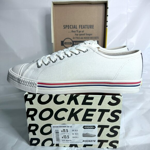 Hood Rocket 66 LC Canvas Shoes W Extra Laces Size 11.5M/13.5W New - Picture 6 of 6